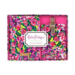 lilly pulitzer passport holder and luggage tag