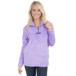 lavender sherpa pullover