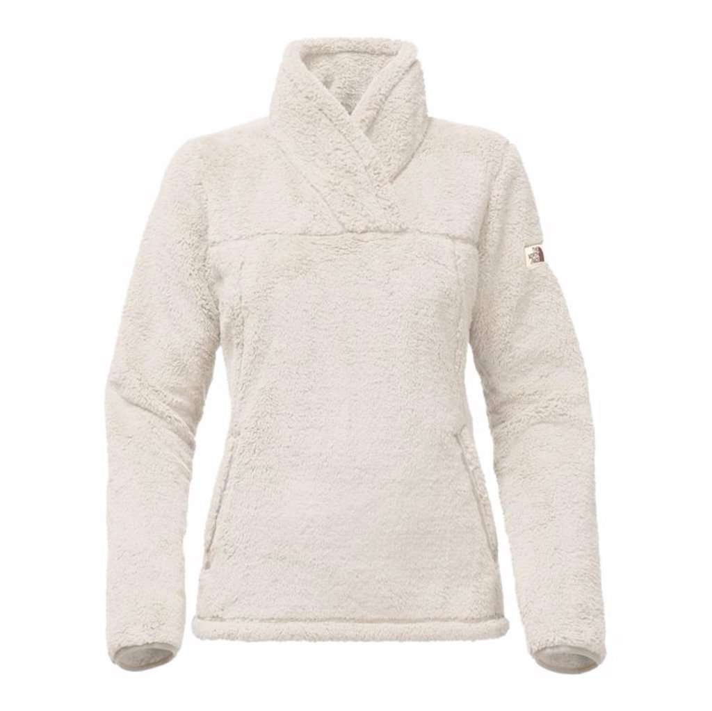 The North Face Women's Campshire Sherpa Fleece Pullover in Vintage White