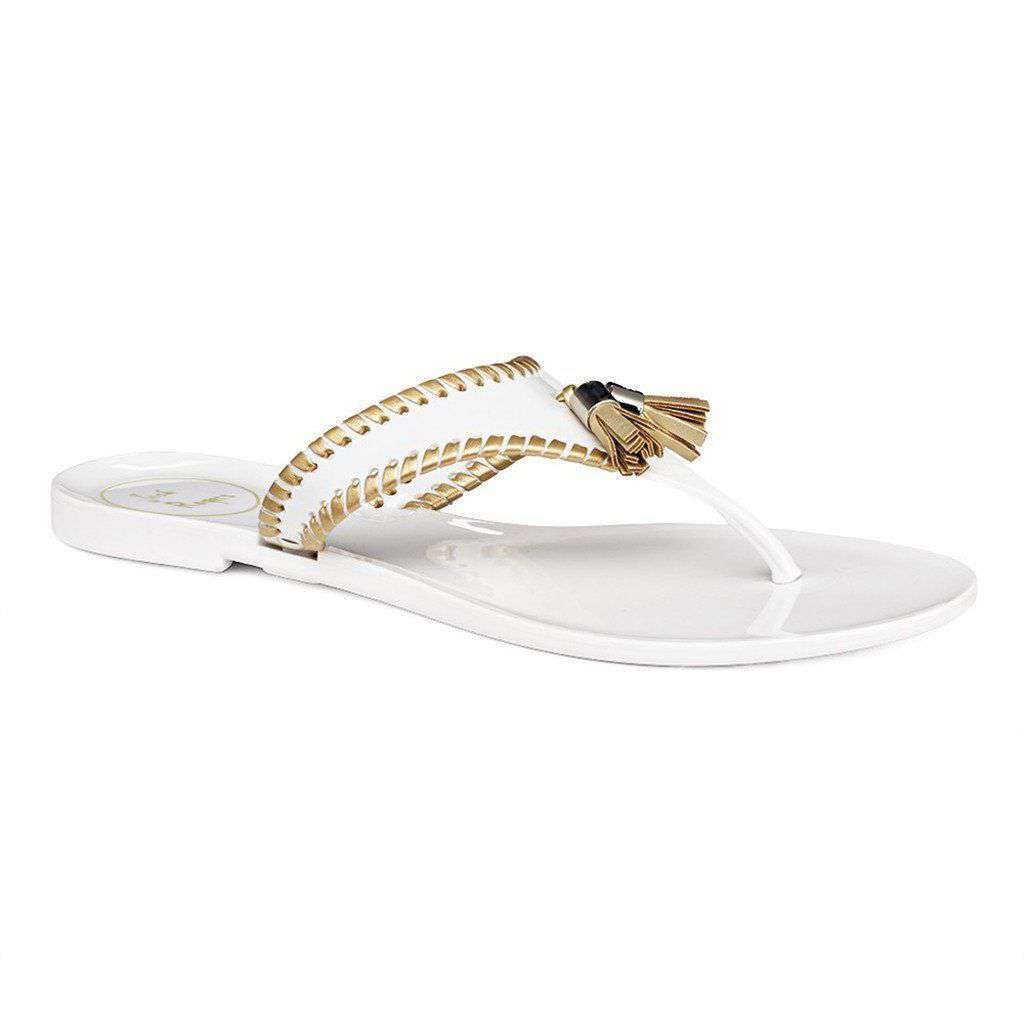 Jack Rogers Alana Jelly Sandal in White 