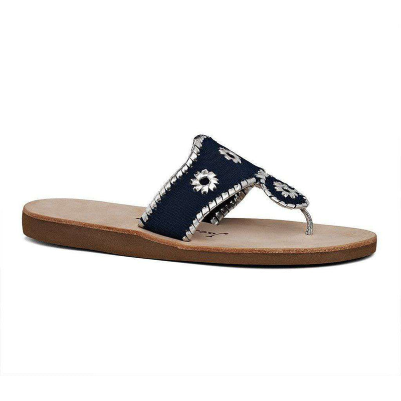 Jack Rogers Boating Jacks in Midnight and Silver