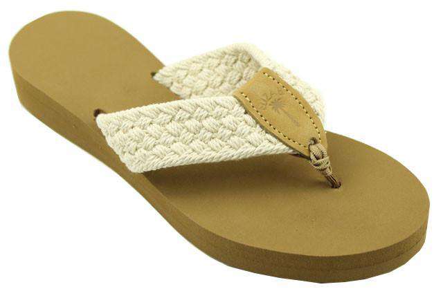 Macreme Sandal in Natural by Eliza B. – Country Club Prep