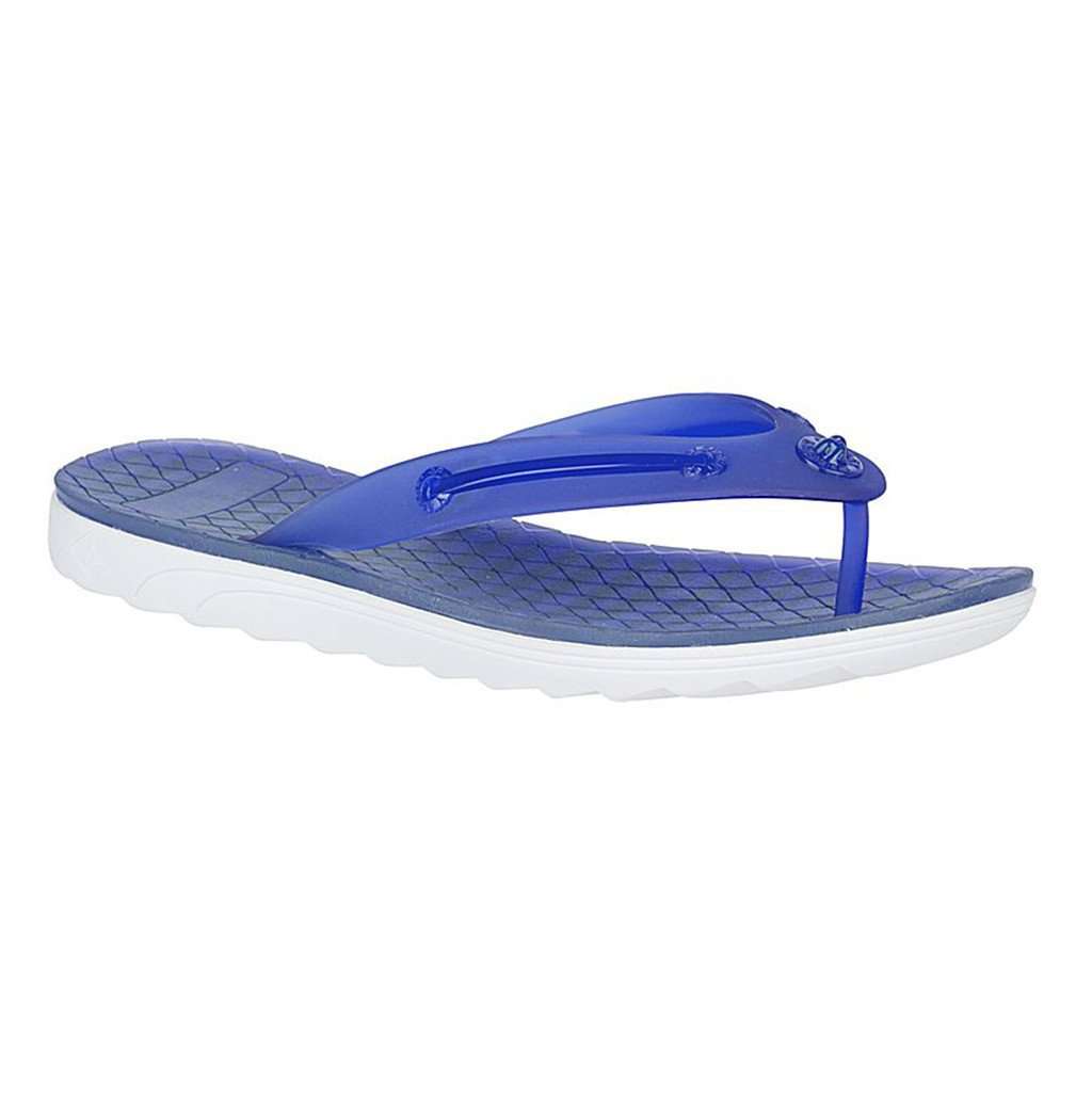 Sperry Women's Jellyfish Emma Flip-Flop in Cobalt – Country Club Prep