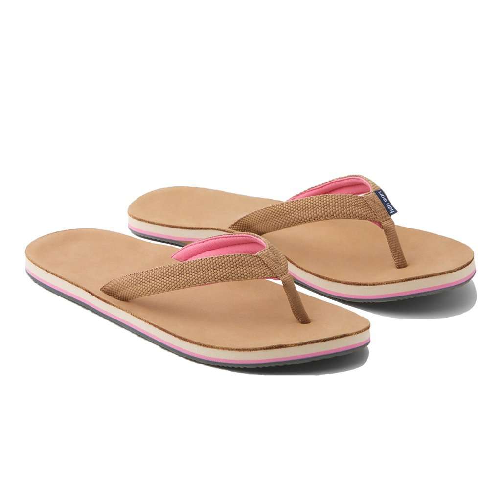 women s sandals women s scouts flip flop in tan shell pink by hari mari 1