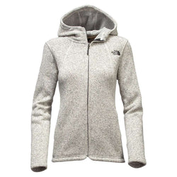 The North Face Women S Crescent Full Zip Hoodie In Heathered Ivory