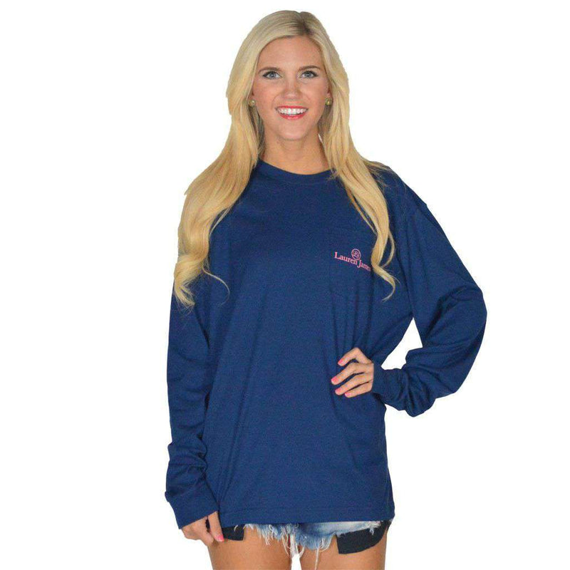 Lauren James Get Your Shine On Long Sleeve Tee in Estate Blue – Country ...