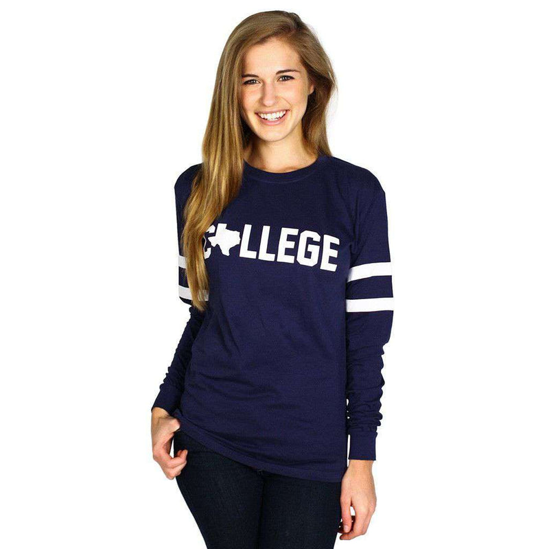 Jadelynn Brooke Long Sleeve Texas College Jersey