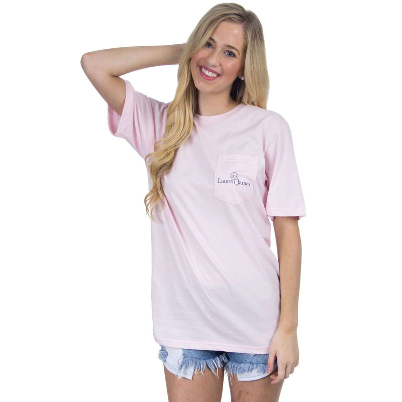 Lauren James The Sweet Life Derby Tee in Pink