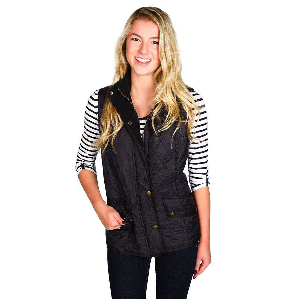 barbour cavalry gilet black