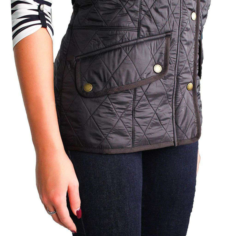 barbour cavalry gilet black