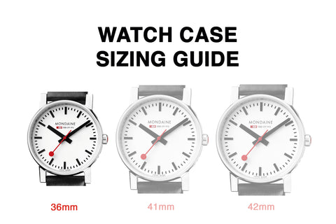 36mm Watch Size Chart