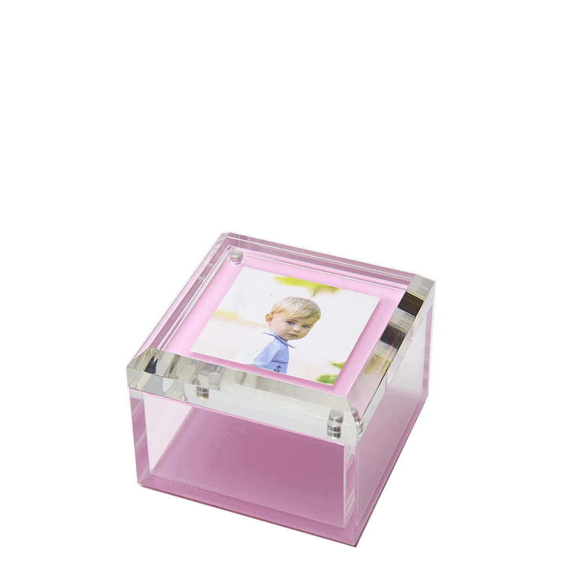 Small Photo Box-Pink-4x4