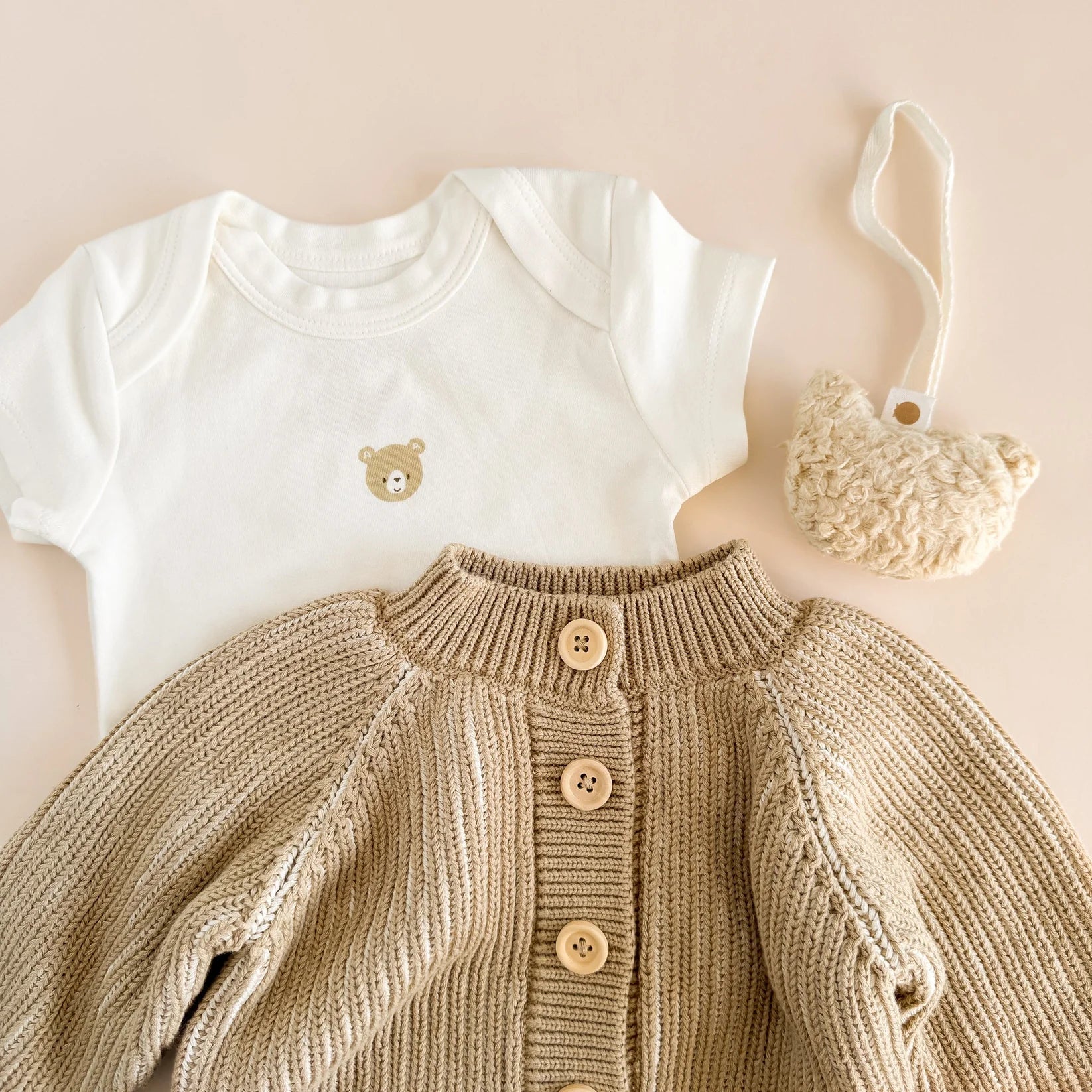 Brioche Cardigan - Beige