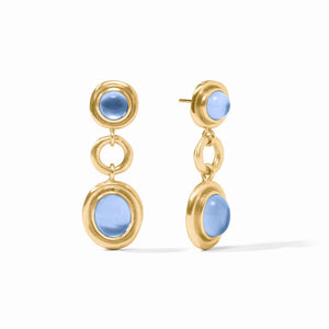 Wave Tier Earring-Iridescent Chalcedony Blue - Salutations Home