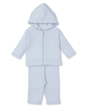 Pups in Action Jacket with Pant Set - Light Blue - Salutations Home