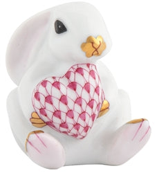 Bunny with a Heart - White Raspberry