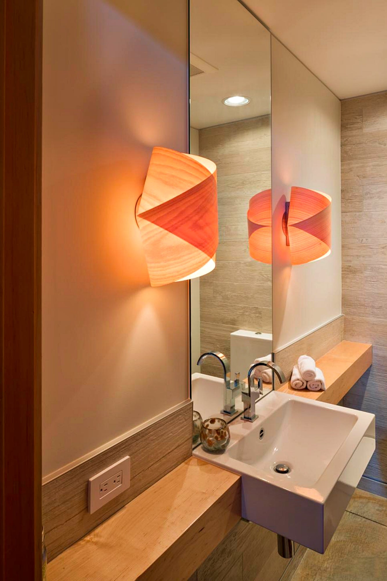 Bathroom Sconces - Coates Design Inc. via HGTV.com