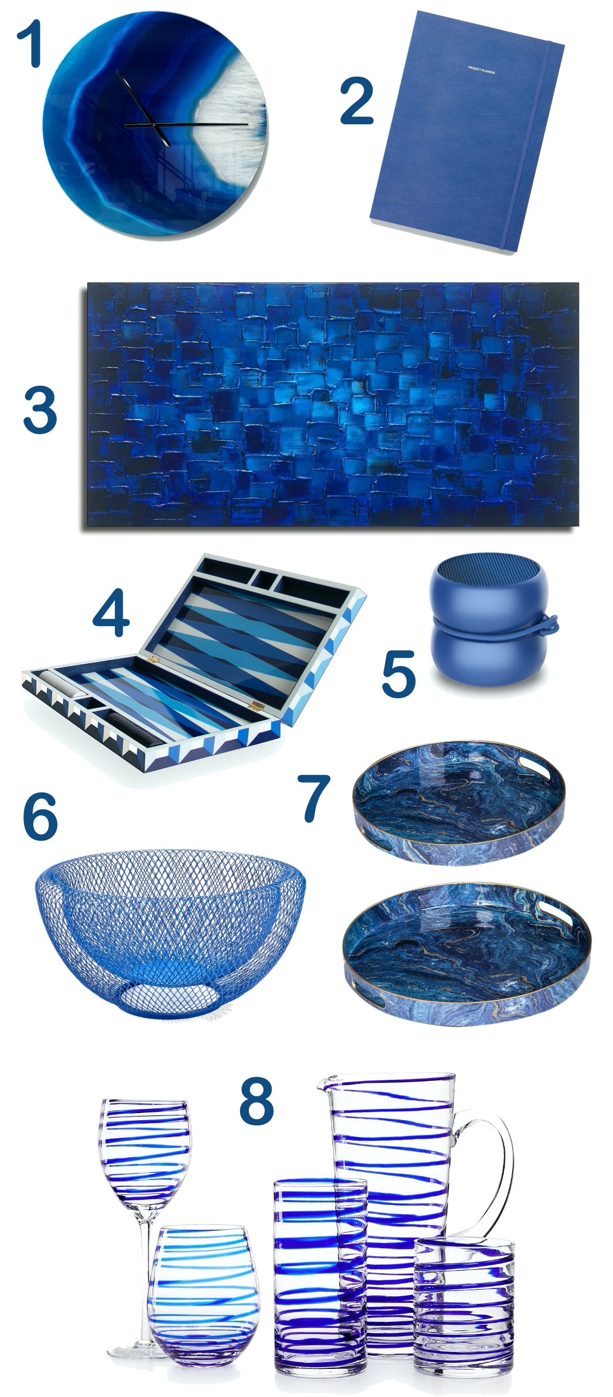 Color Craze Holiday Gift Guide - Pantone's Color of the Year 2020 - Classic Blue