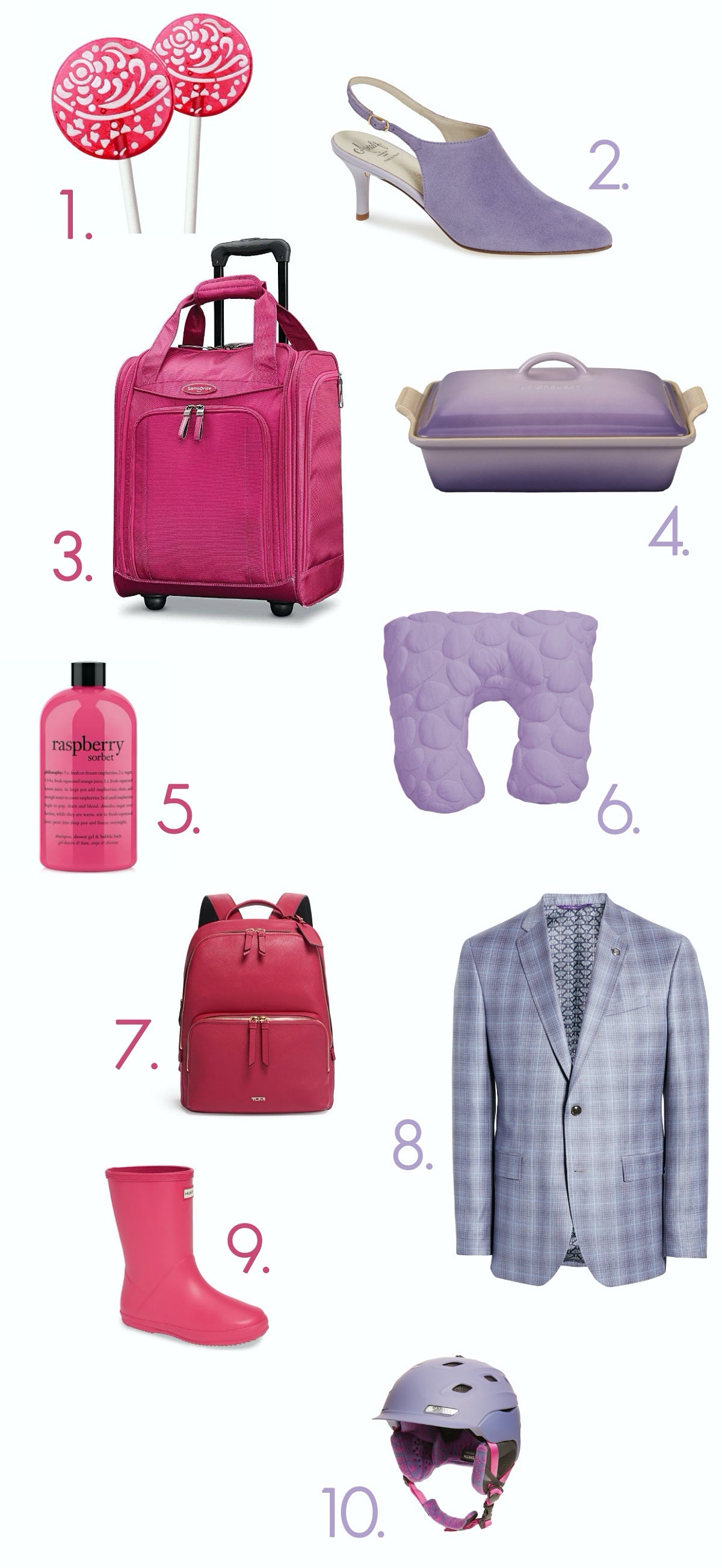 Color Craze Holiday Gift Guide - Raspberry Sorbet and Purple Rose