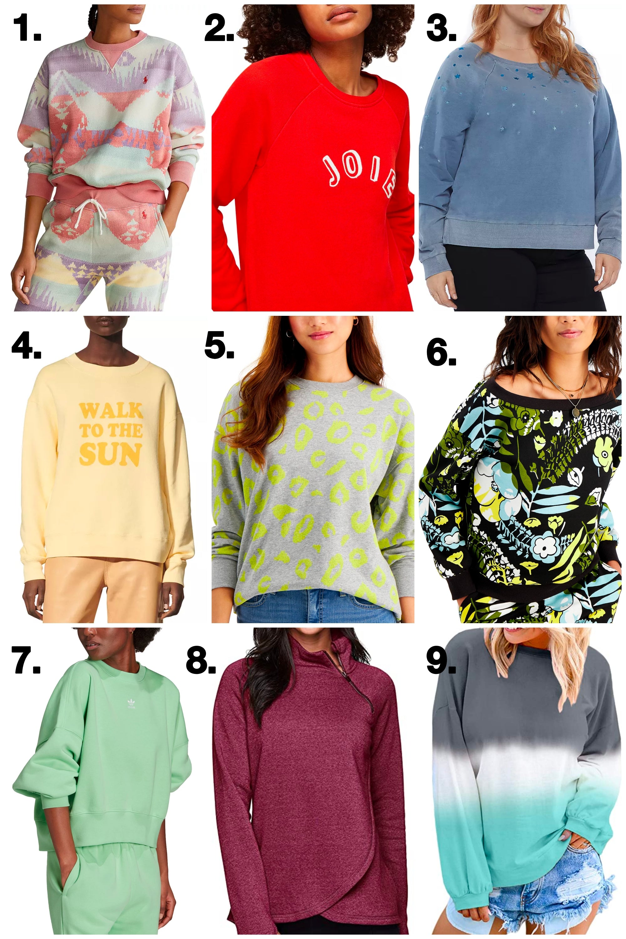Colorful Closets - Sweatshirt Collage