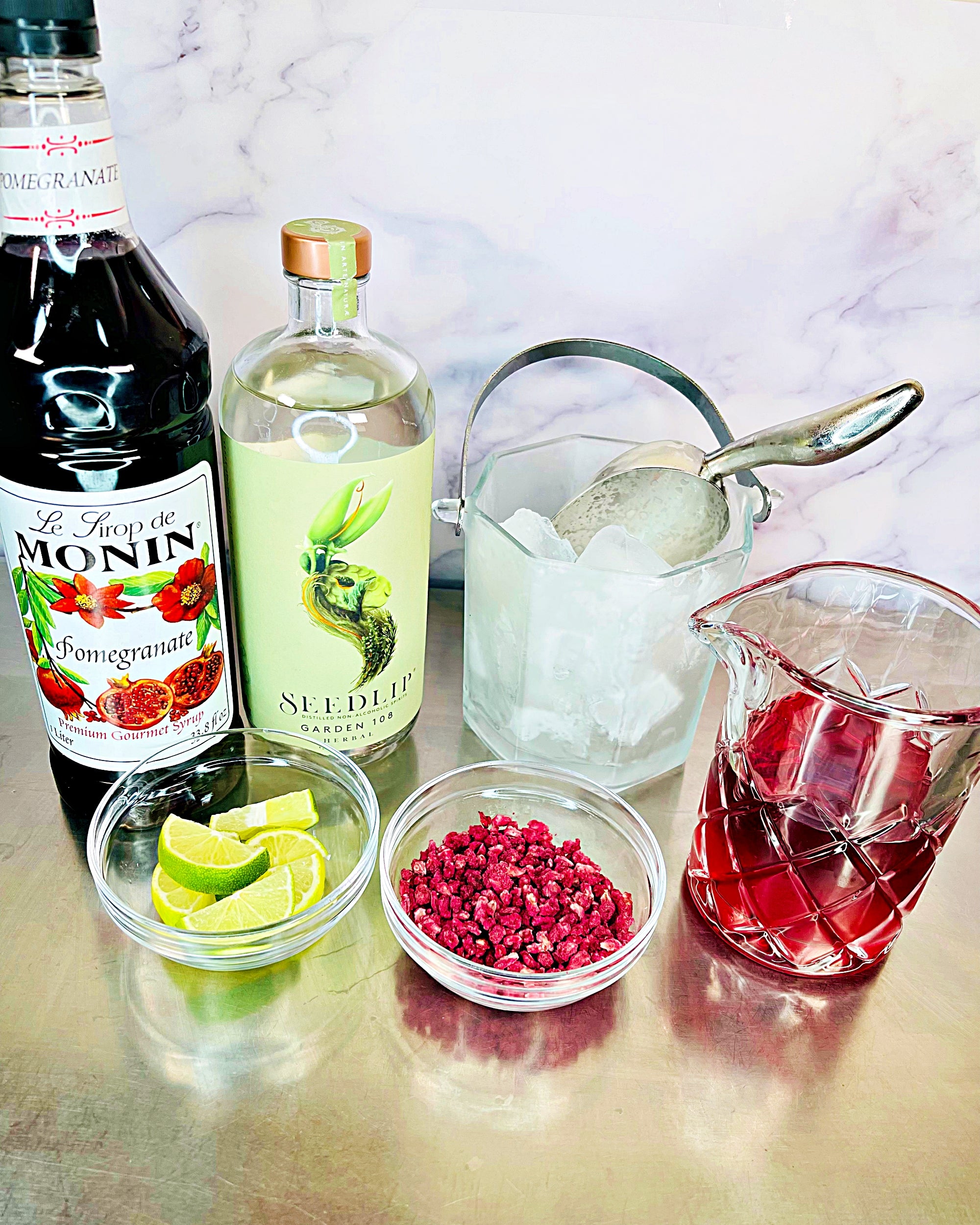 Cranberry Pomegranate Martini Ingredients