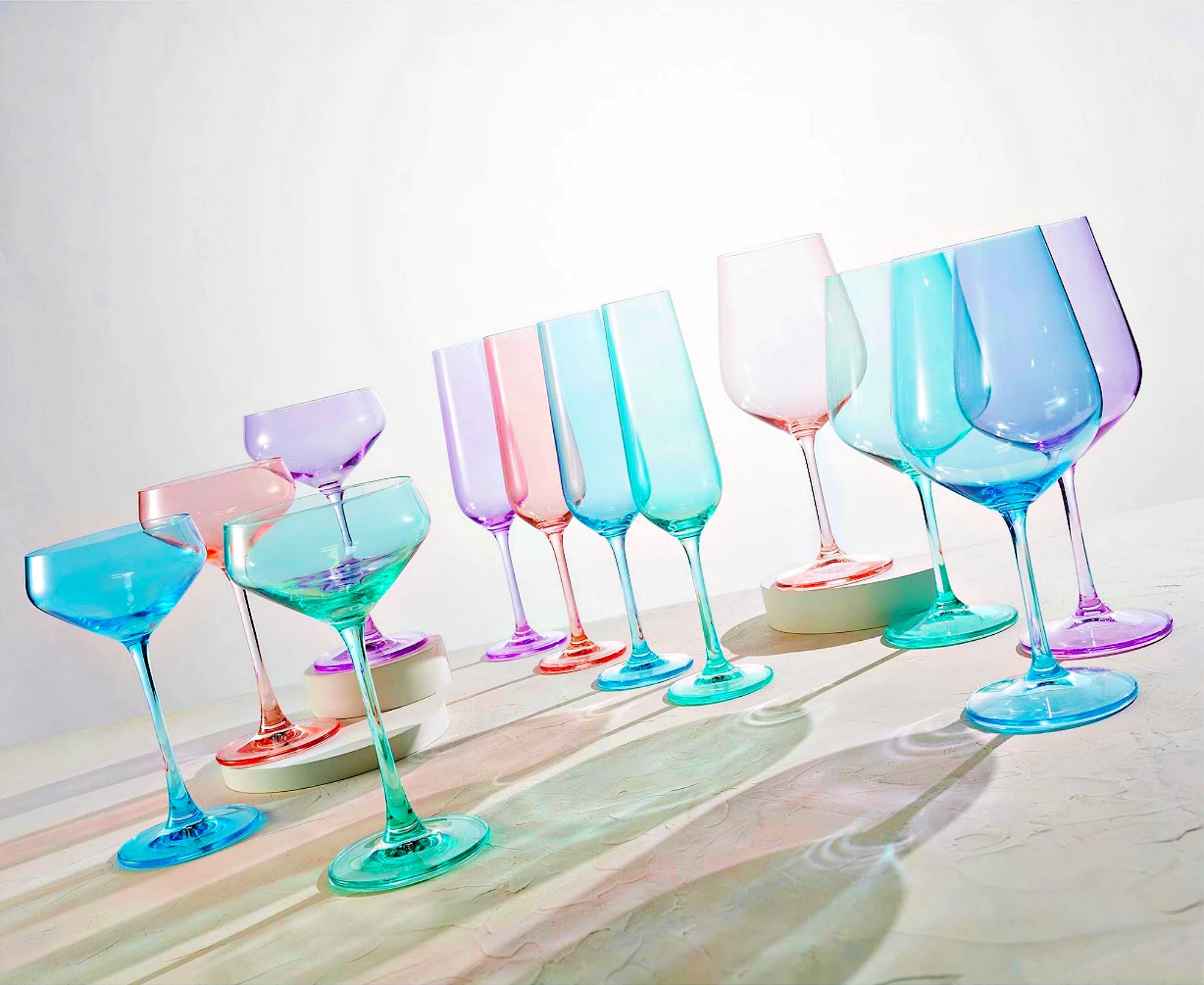 GODINGER - Sheer Colored Glassware