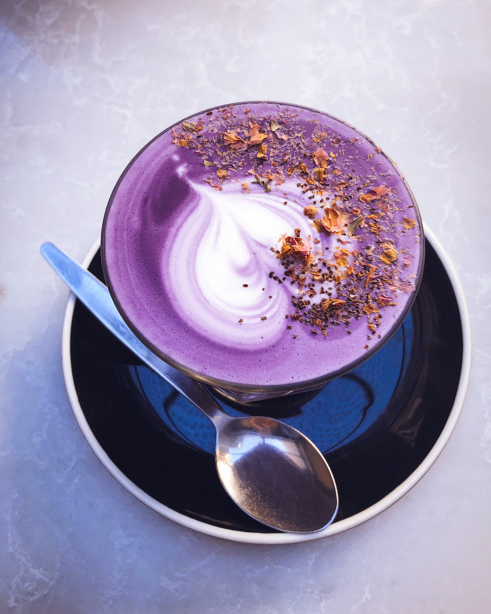 Purple Taro Latte