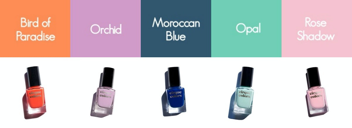 Spring/Summer 2019 Color Trends Report - Cirque Colors