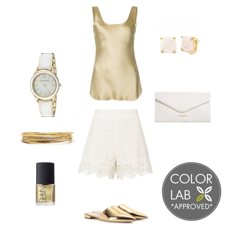 White and Gold Style Board