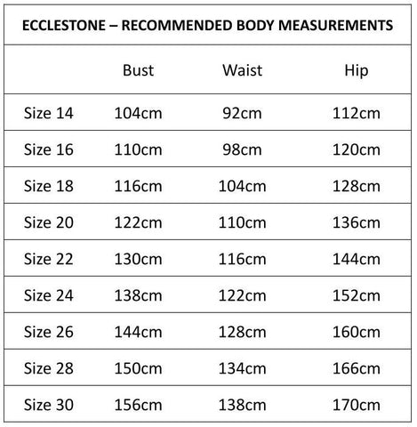 Sizing Chart