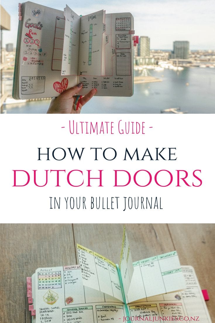 Journal Junkies ultimate guide to dutch doors in your bullet journal Pins