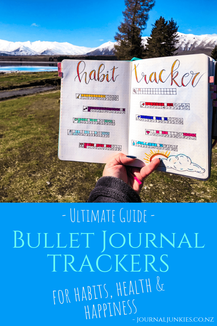 ultimate guide to bullet journal trackers for health habits and happiness
