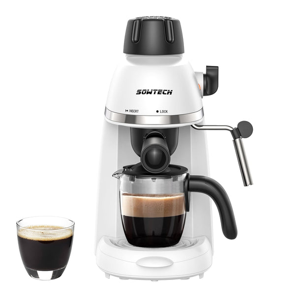 SOWTECH Espresso Machine coffee Cappuccino Machine White 3 J & Q