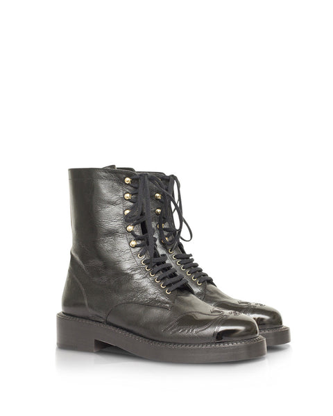 Vintage Chanel Combat Boots 39.5 – High 