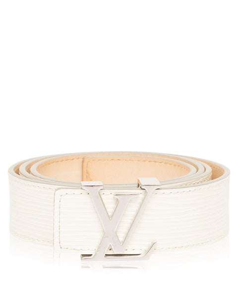 Mens Louis Vuitton Belt White | SEMA Data Co-op