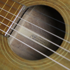 Weissenborn Hawaiian Steel Guitar Soundhole and Trademark