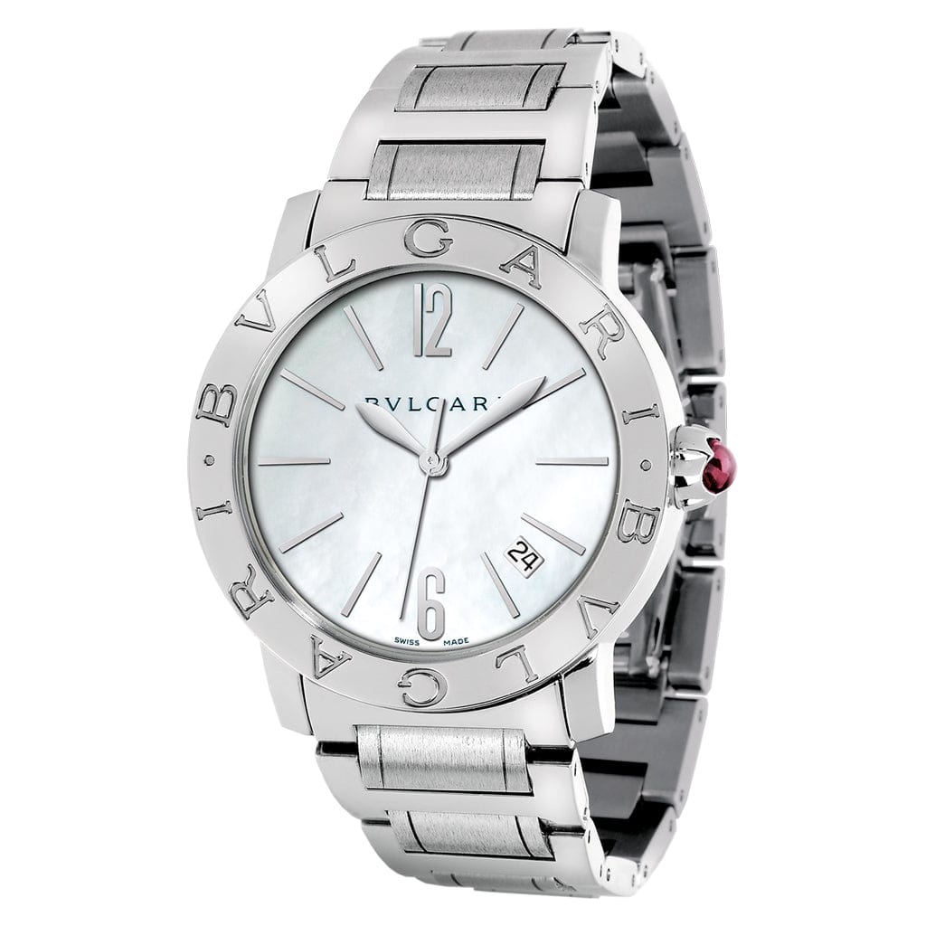 bvlgari stainless steel watch
