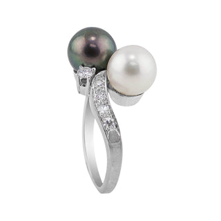 tahitian black pearl ring