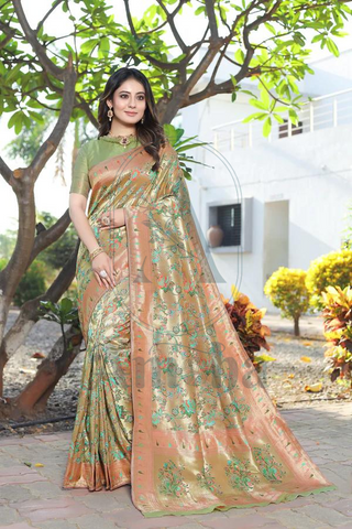 Green Color Silk Saree