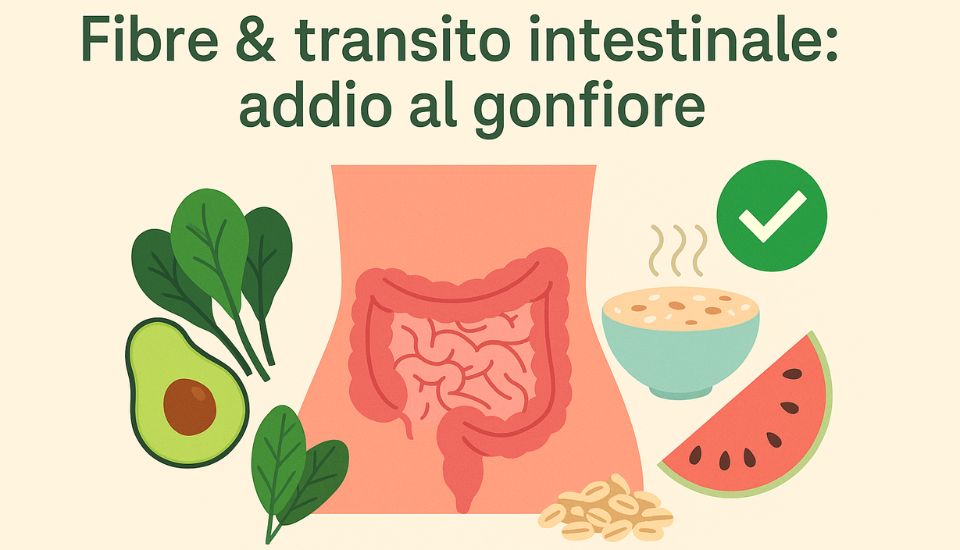 Fibre & transito intestinale: addio al gonfiore