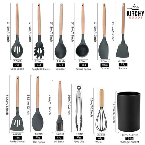 Ustensiles de Cuisine Silicone 🍭 | KitchyGoods