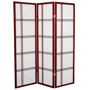 3 Panel Rosewood Shoji Room Divider - Eco Space Living
