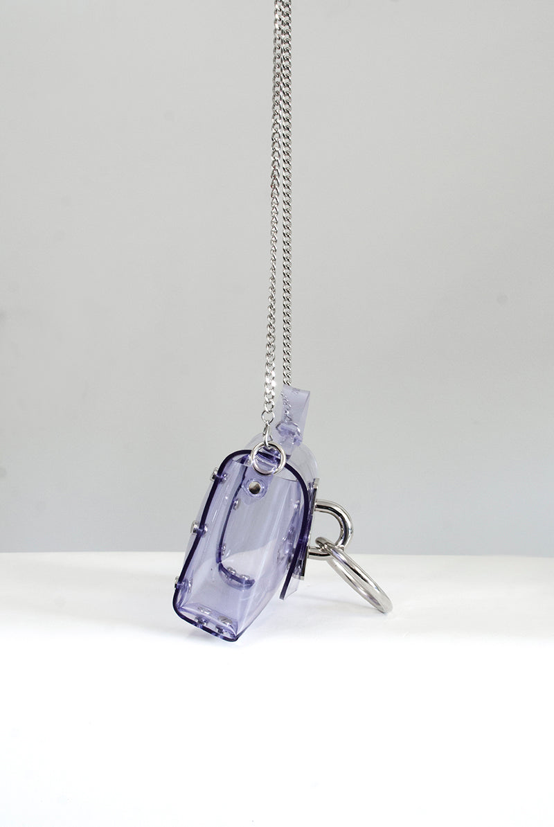 Mini Choker Bag - Clear PVC (Vegan) - Zana Bayne