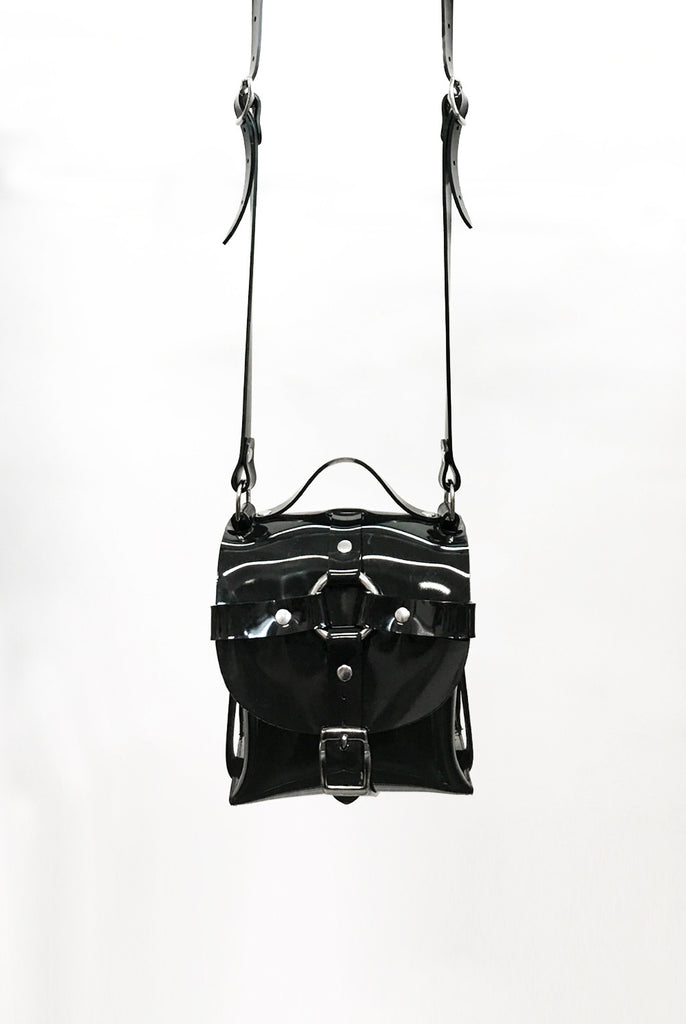Mini Signature Bag - Black PVC - Zana Bayne