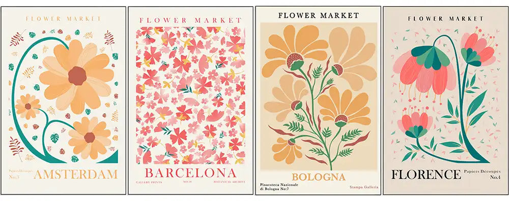 Flower Market plakater
