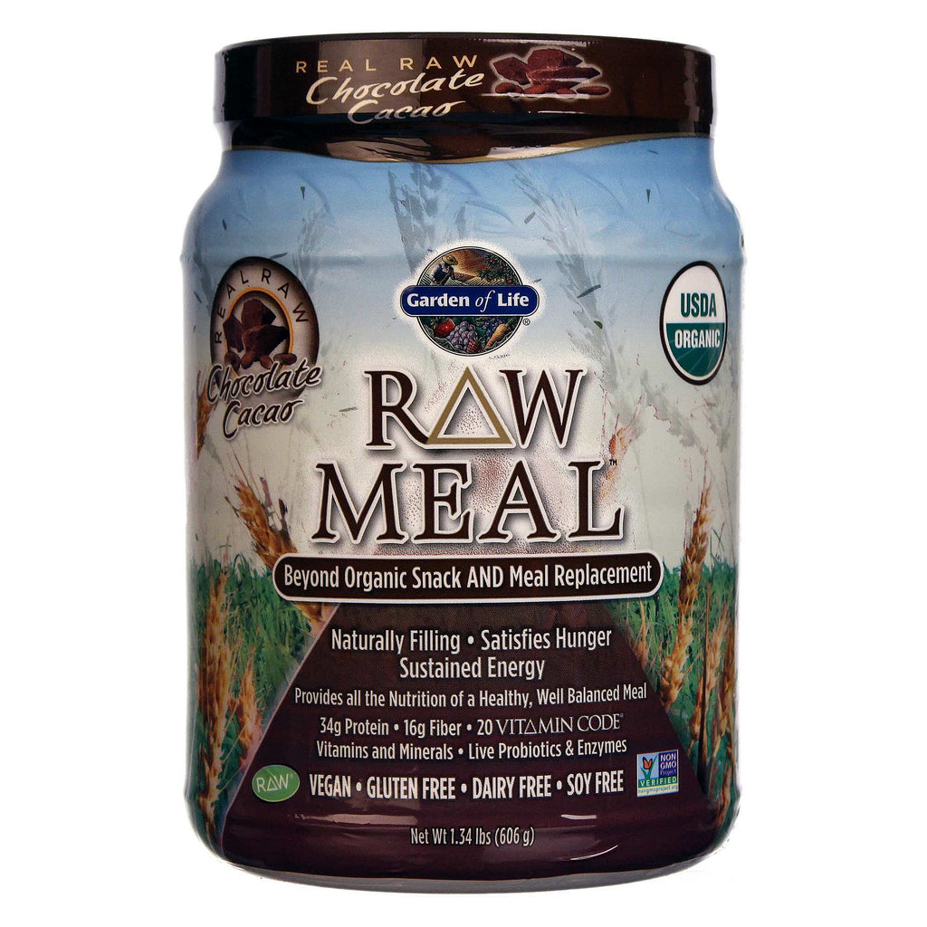 Garden Of Life Raw Meal Chocolate Cacao 2 7lbs 1 2kg Organic