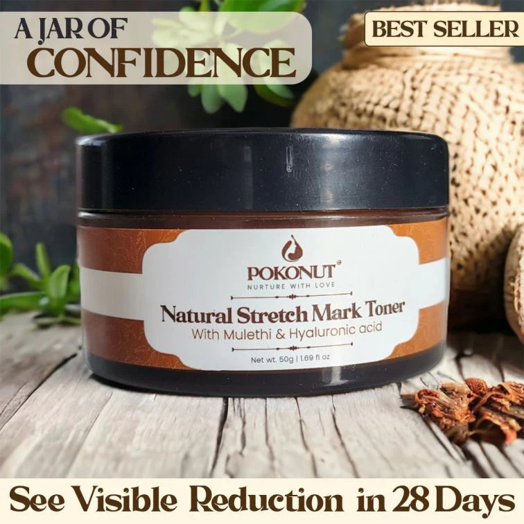 Natural stretch mark toner