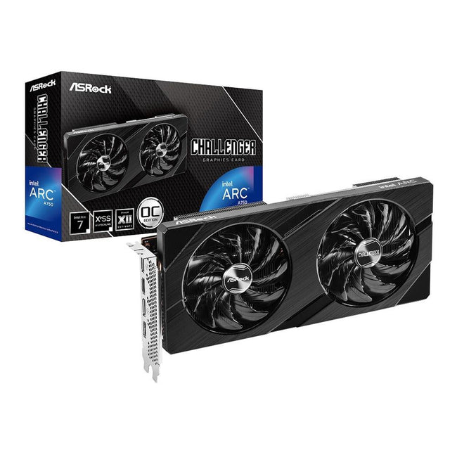 ASRock Intel Arc A750 Challenger D 8GB OC GDDR6 Graphics Card– CardBle