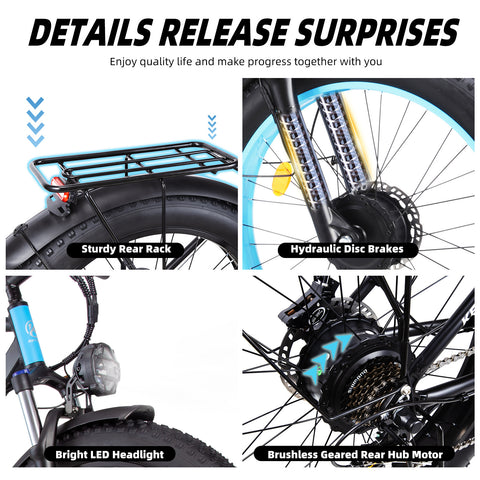 keteles xf4000 electric bike Rear rack | keteles.co.uk