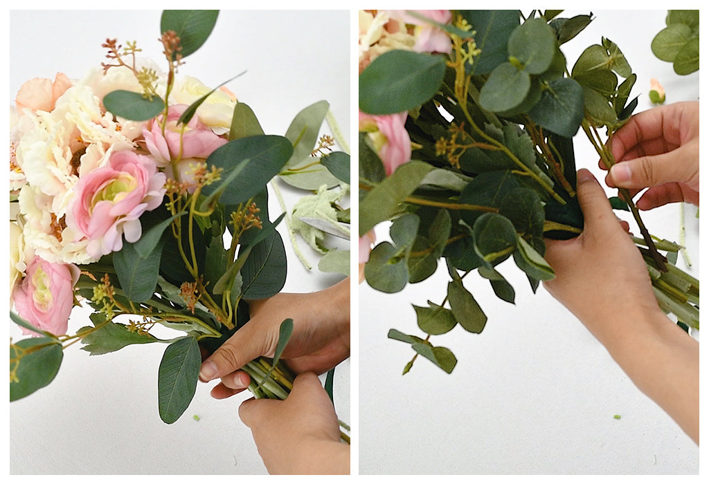 Silkfloras-how-to-make-a-bridal-bouquet-of-fake-flower-step--5